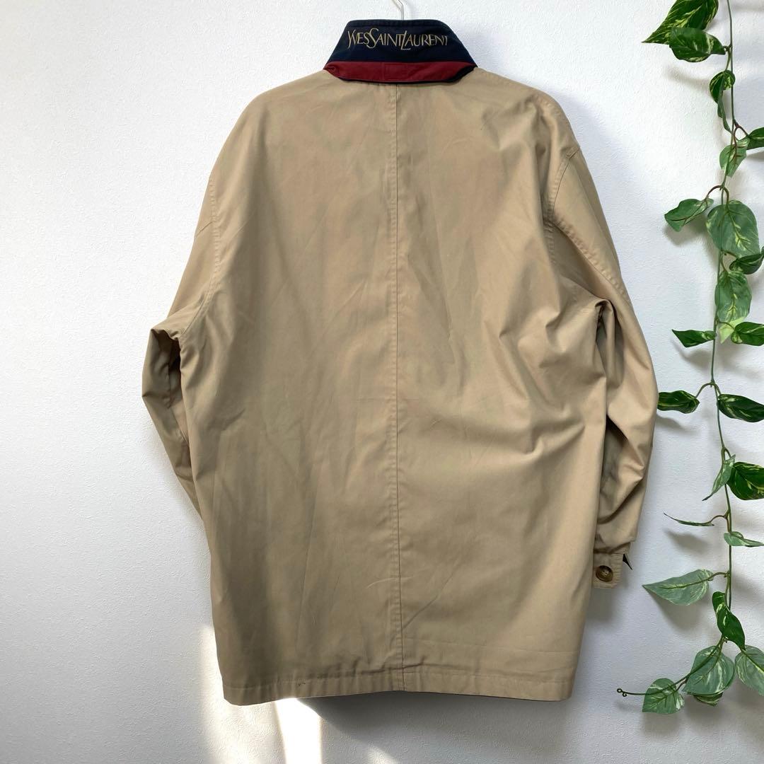 90s YVESSAINTLAURENT イブサンローラン　リバーシブルコート