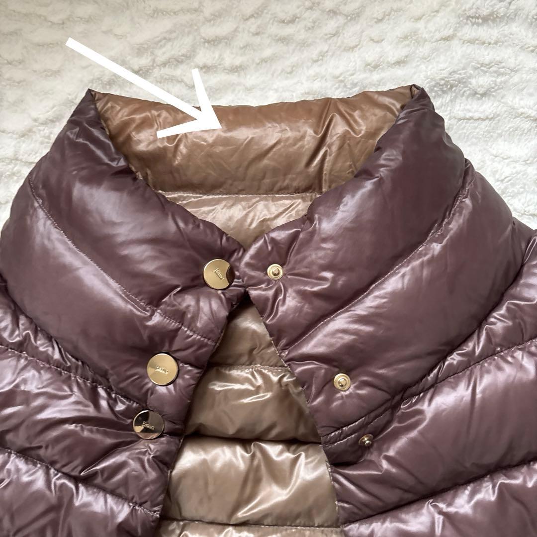 ヘルノ　リバーシブルダウンベスト 42サイズ