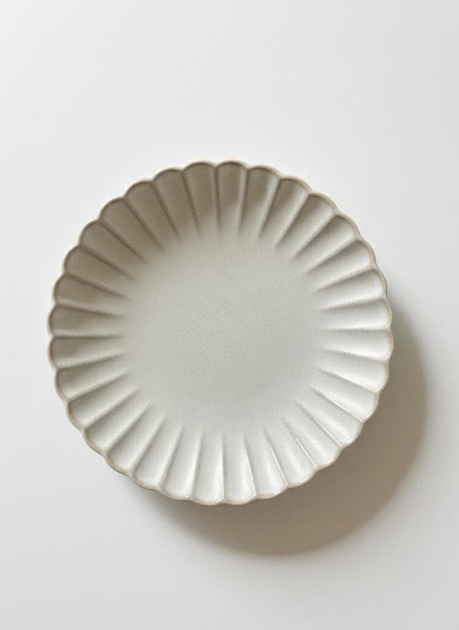 【新品】赤津焼 白峰園 3点セット 深皿 デザート皿 豆皿 手造り 陶器 白