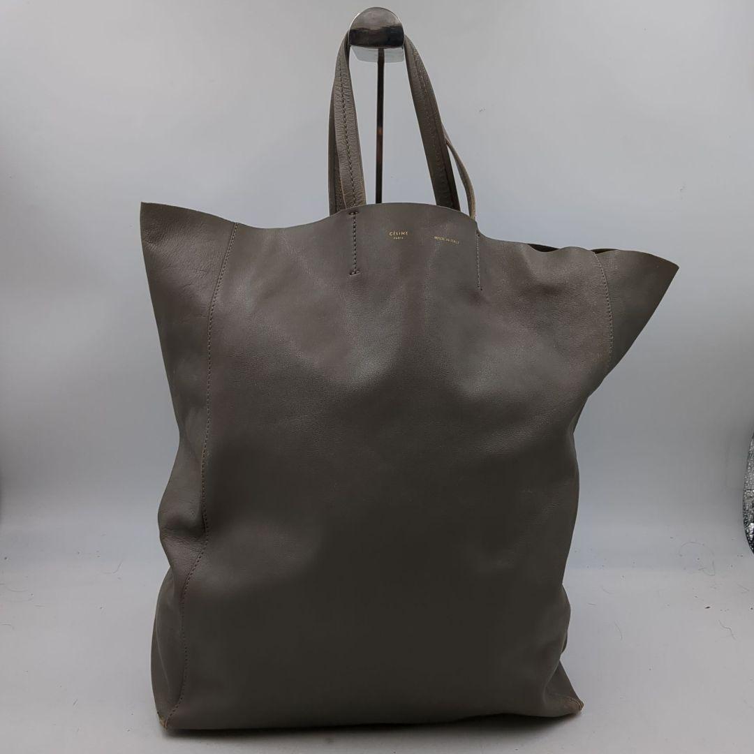 セリーヌCELINE ホリゾンタル　トート　グレー