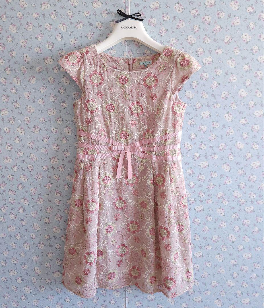 【140】TOCCA　刺繍ワンピース