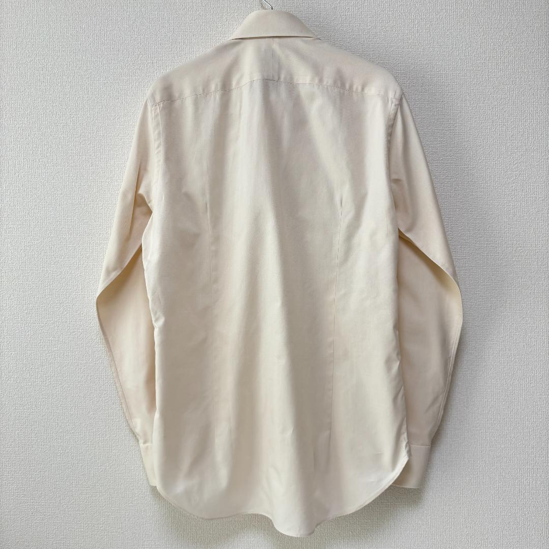 BEAMS F オックスフォード シャンブレー タブカラーシャツ 38 ベージュ