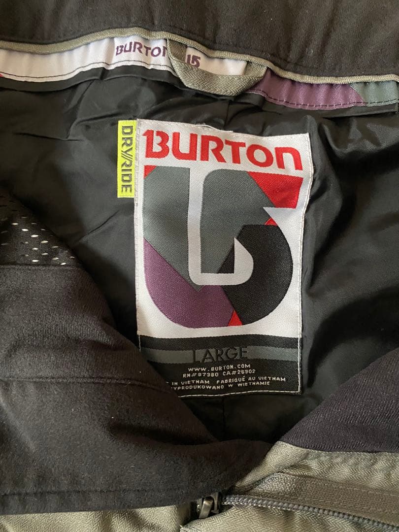 BURTON DRYRIDE スノボウェア パンツ ニット帽セット