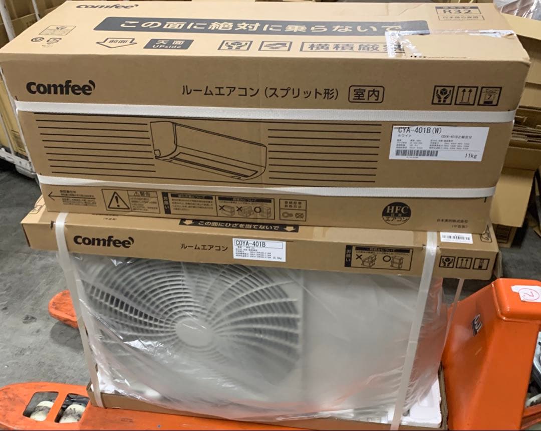 COMFEE' エアコン 14畳 CYA-401A(W)