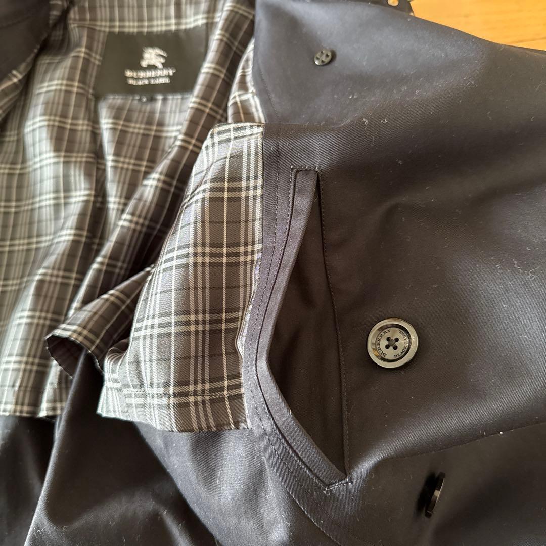 BURBERRY BLACK LABEL 黒色 トレンチコート Sサイズ