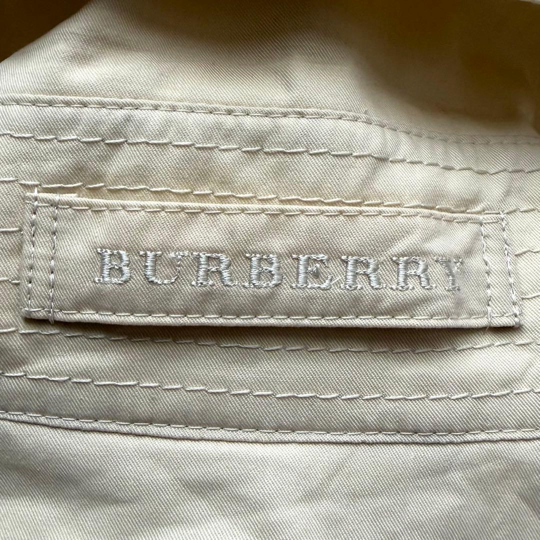 美品 バーバリーロンドン トレンチコート ノバストライプ ベージュ L
