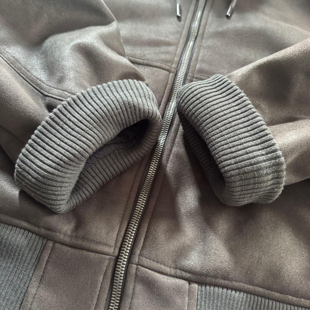 タコもも様ZARA ザラ　フェイクスエード キルティングジャケット　Y2K