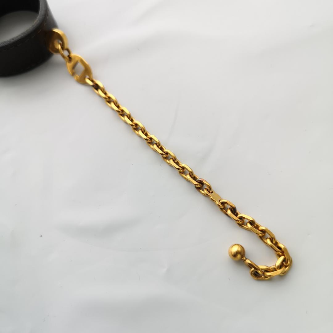 エルメス HERMES チャーム グローブホルダー レザー/メタル /ゴールド