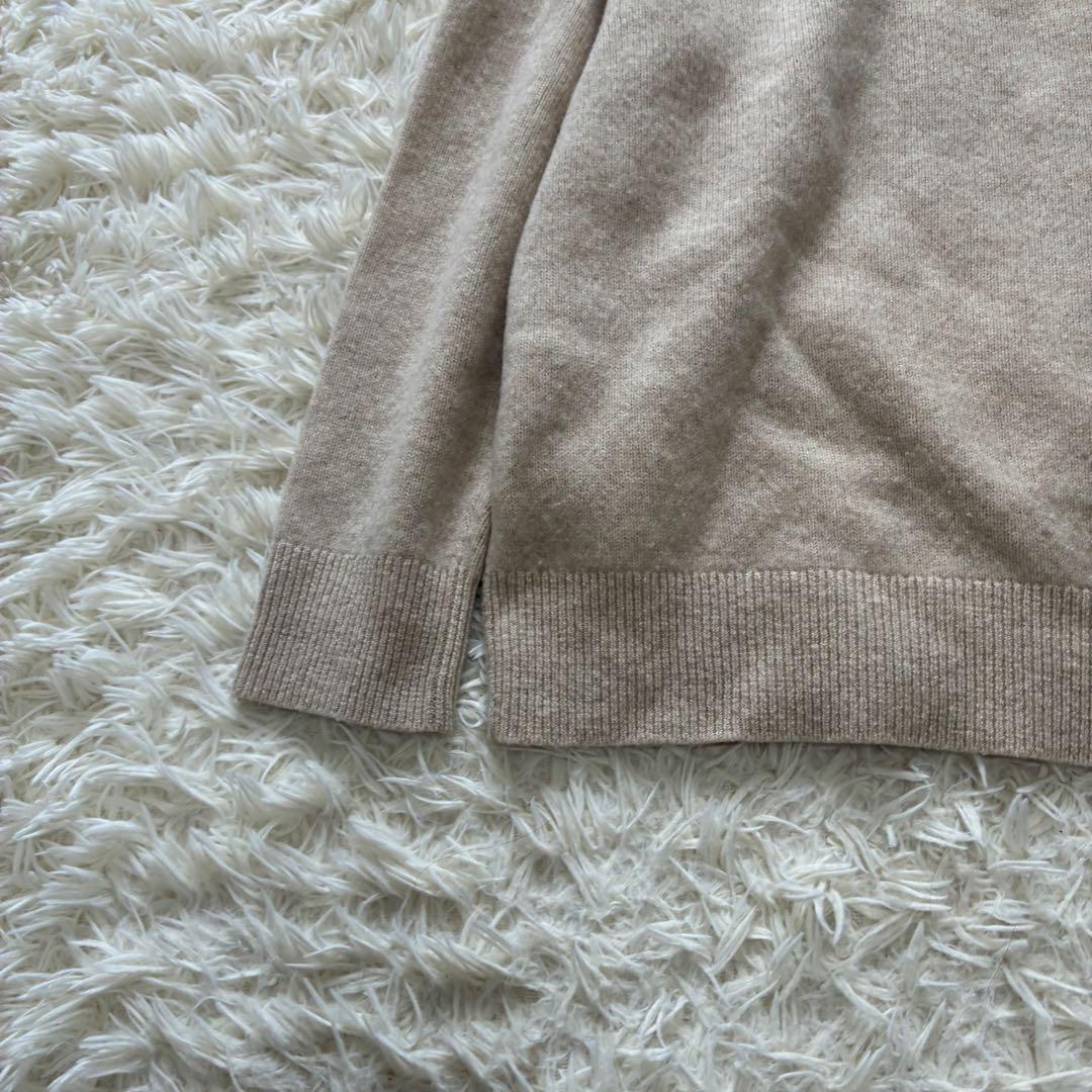 人気✨　コーチ　ニット　ハイネック　Sサイズ　長袖　カシミヤ混　ロゴ刺繍