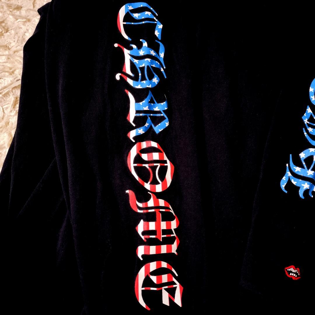 クロムハーツ 21AW MATTY BOY 星条旗 AMERICA ロンT XL