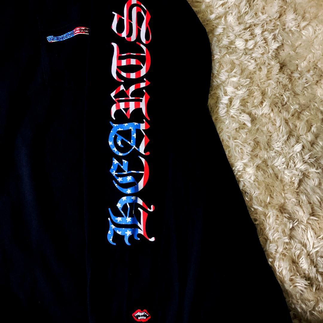クロムハーツ 21AW MATTY BOY 星条旗 AMERICA ロンT XL