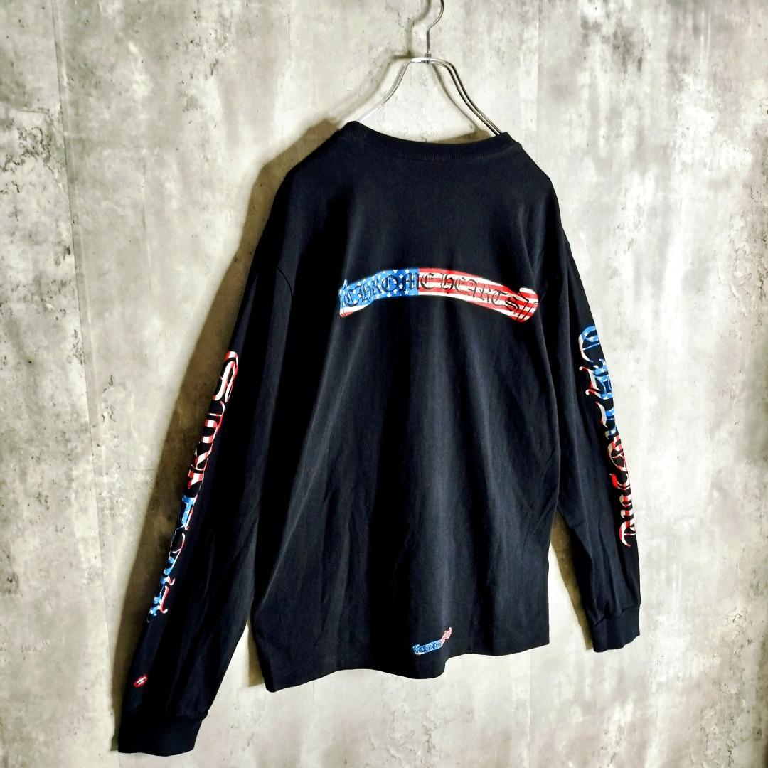 クロムハーツ 21AW MATTY BOY 星条旗 AMERICA ロンT XL
