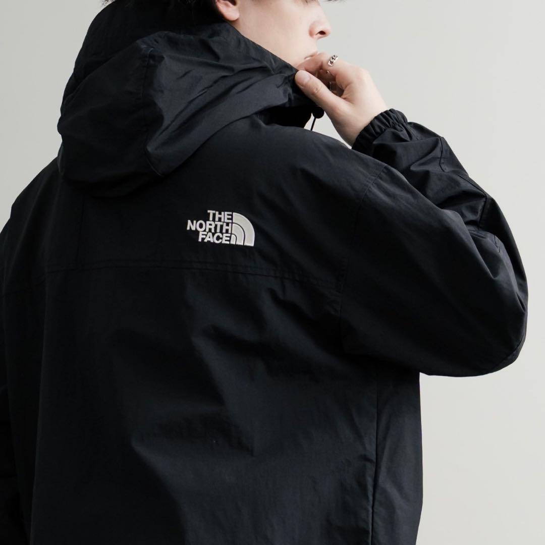 新品 THE NORTH FACE ロゴ刺繍マウンテンパーカーナイロンジャケット
