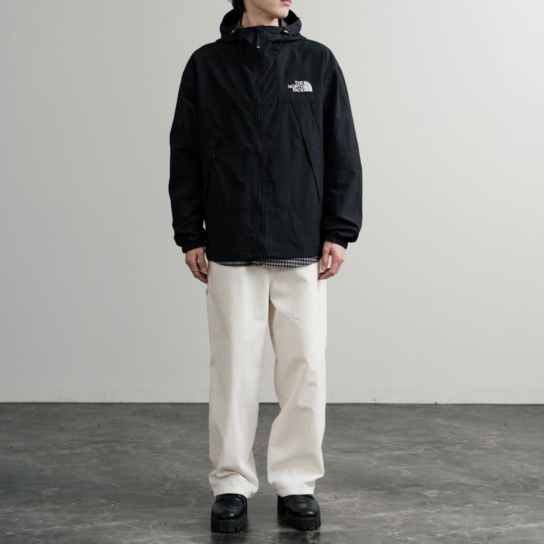 新品 THE NORTH FACE ロゴ刺繍マウンテンパーカーナイロンジャケット