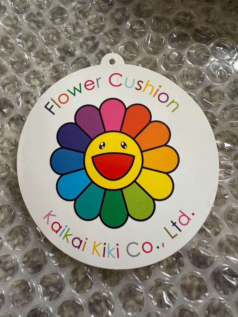 お花クッション　フラワークッション Kaikai Kiki 60センチ　村上隆