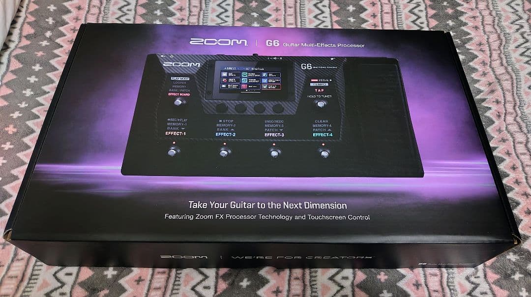 Zoom G6 マルチエフェクター(新品同様)
