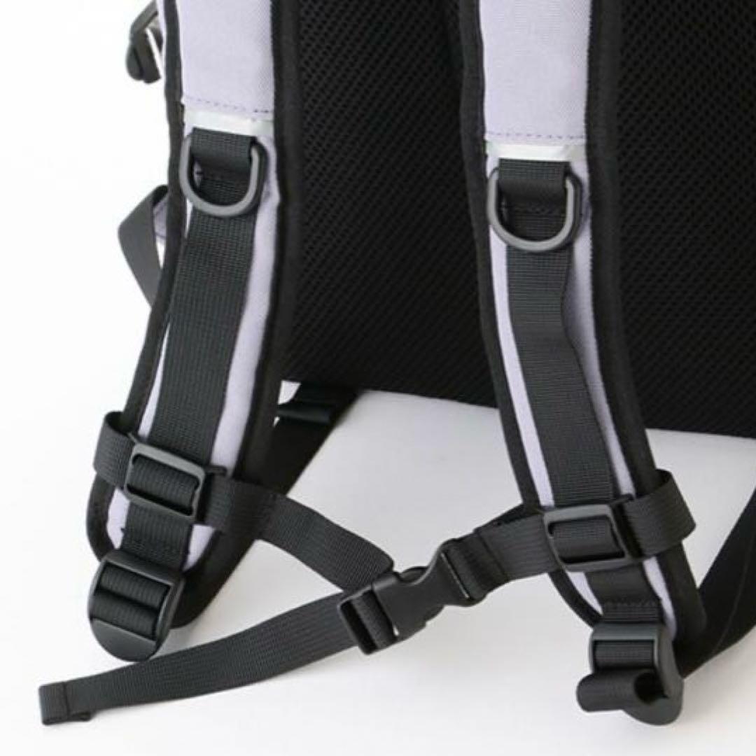 メゾピアノジュニア　ロゴジャガードテープリュック