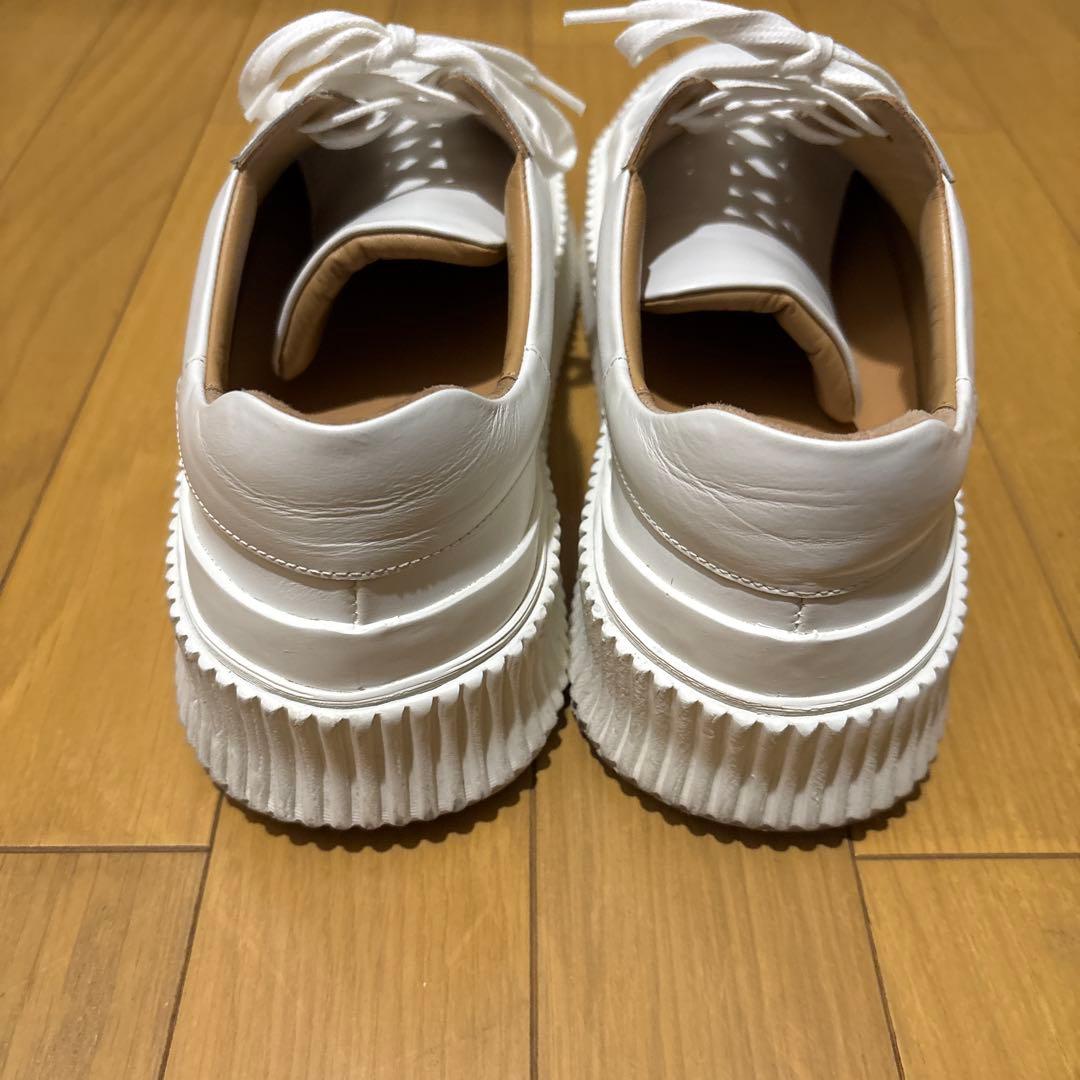 JIL SANDER プラットフォーム レザー スニーカー
