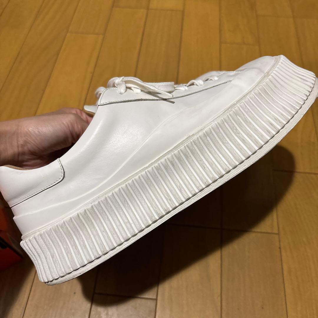 JIL SANDER プラットフォーム レザー スニーカー