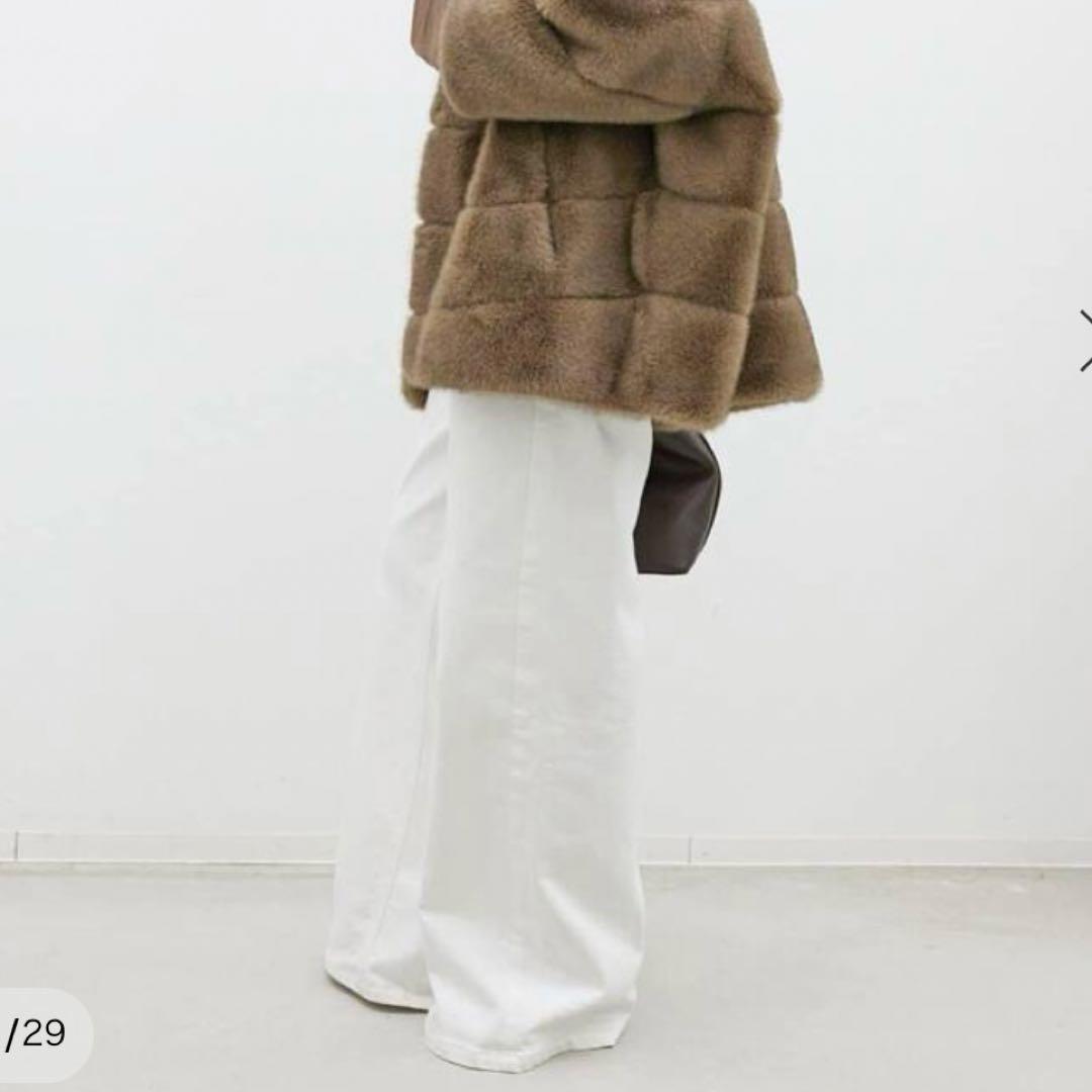 EVERYDY I LIKE. Loose Jeans ホワイト ワイドデニム