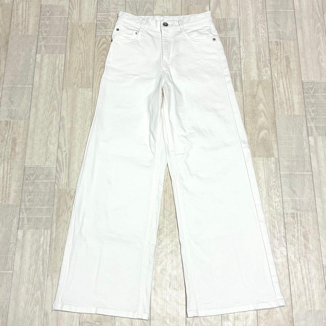EVERYDY I LIKE. Loose Jeans ホワイト ワイドデニム