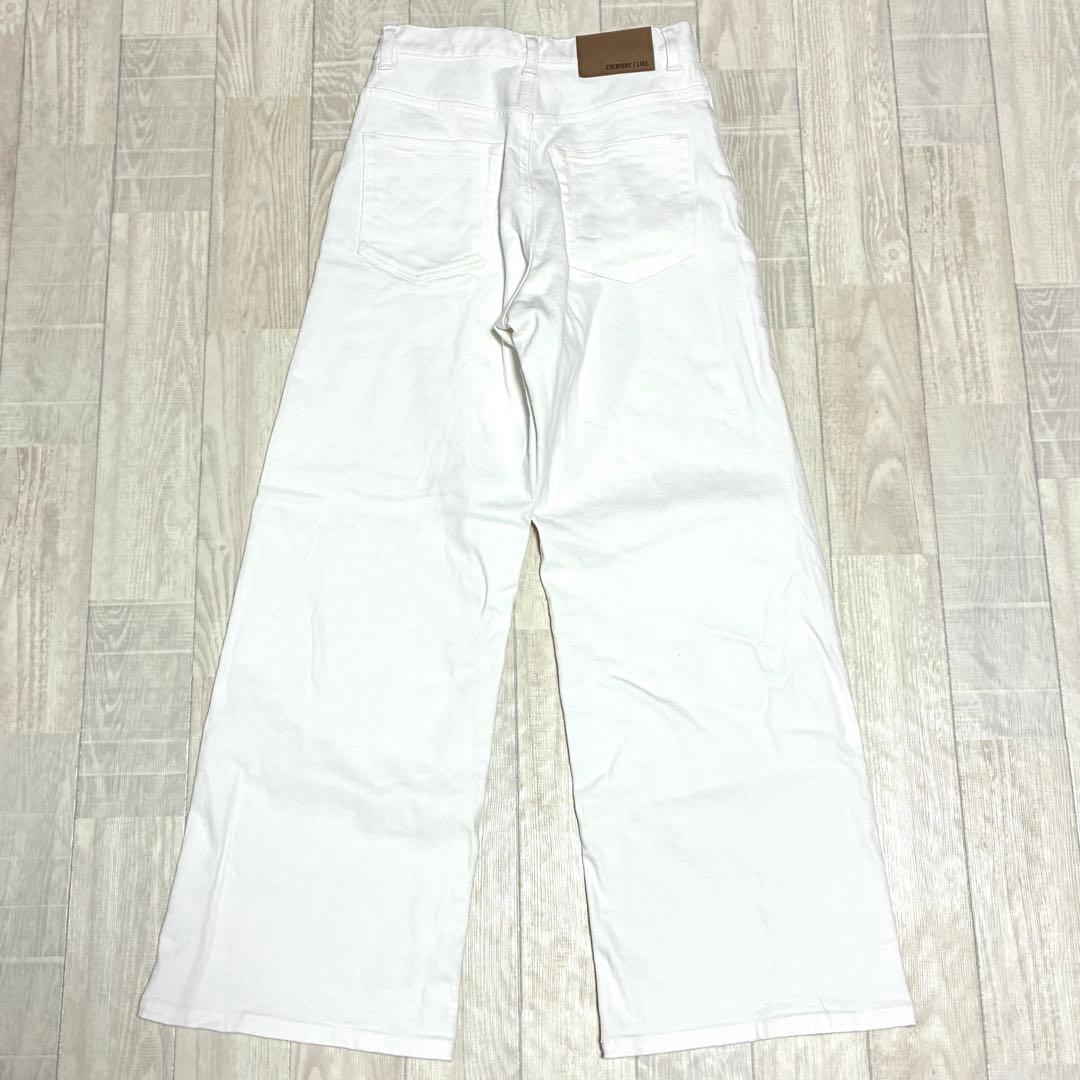 EVERYDY I LIKE. Loose Jeans ホワイト ワイドデニム
