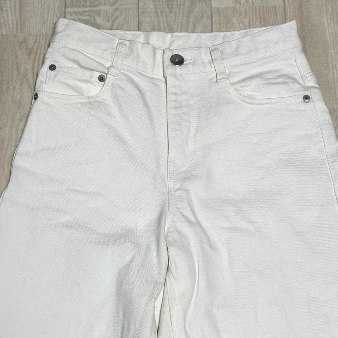 EVERYDY I LIKE. Loose Jeans ホワイト ワイドデニム