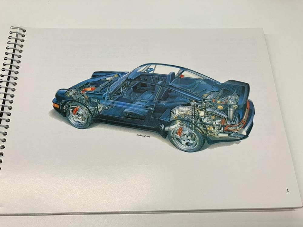 ポルシェ911(964)ドライバーズマニュアル ミツワ自動車 PORSCHE