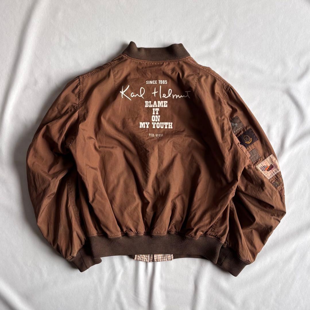 ジャケット・アウター 90s Karl Helmut reversible bomber jacket
