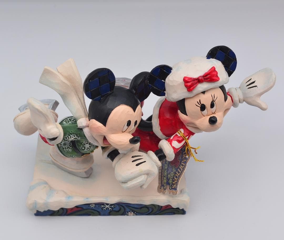 スケートの恋人　ミッキー＆ミニー　ジムショア　ディズニーショーケース　箱付き
