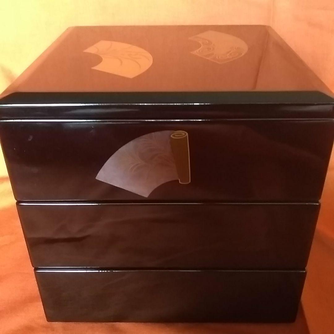 塗り重箱 （3段）(Japanese lacquerware)