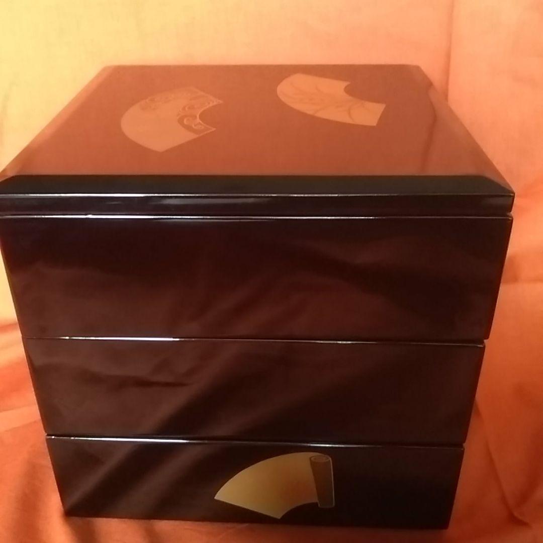 塗り重箱 （3段）(Japanese lacquerware)