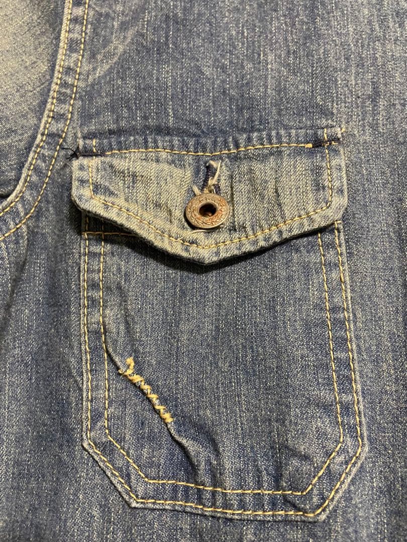 JOURNAL STANDARD パッチワーク ビンテージ加工デニム ツナギ