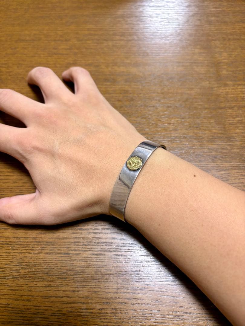 tady&king 平打ちバングルウルフ Sサイズ タディ キング K18