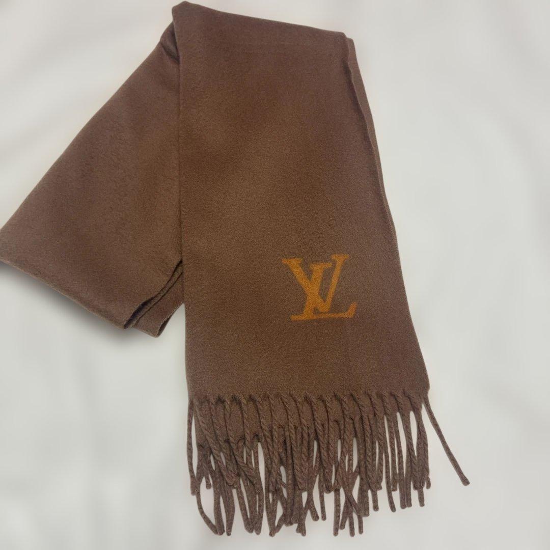 ルイヴィトンマフラーカシミヤ100%