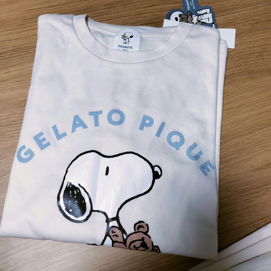 未使用 ルームウィア パジャマ　ジェラートピケ　PEANUTSコラボ　スヌーピー