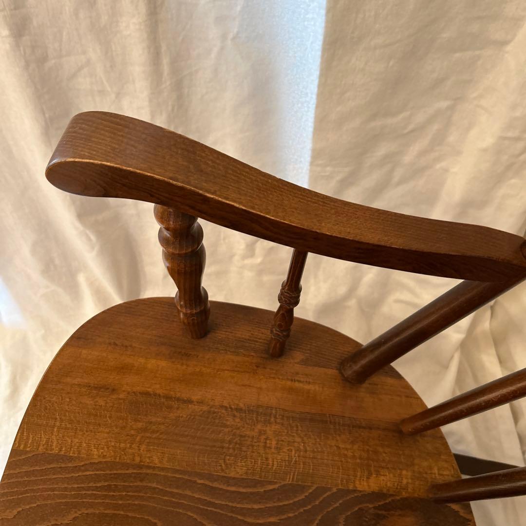 柏木工 （カシワ）ロッキングチェア キズ スレありますが艶と味あります