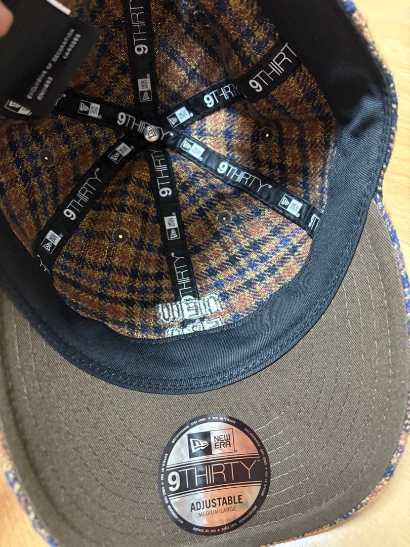 NEW ERA ジーナシス　ニューエラ　チェックキャップ