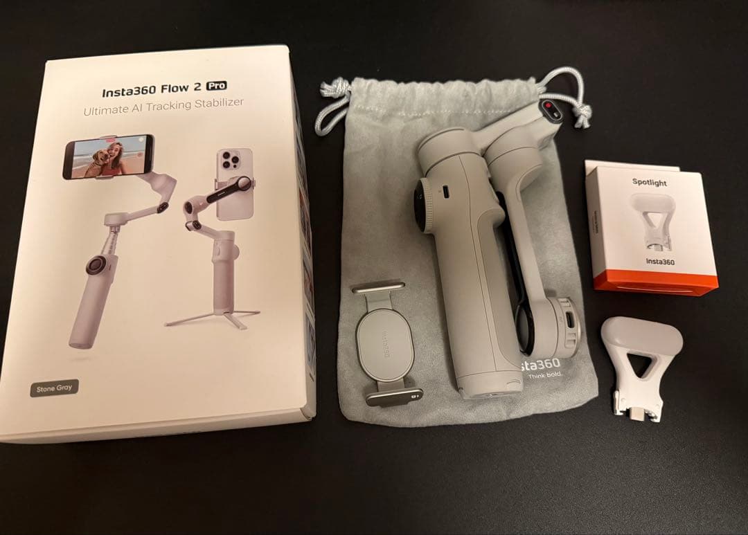 【おまけ付き！】Insta360 Flow 2 pro