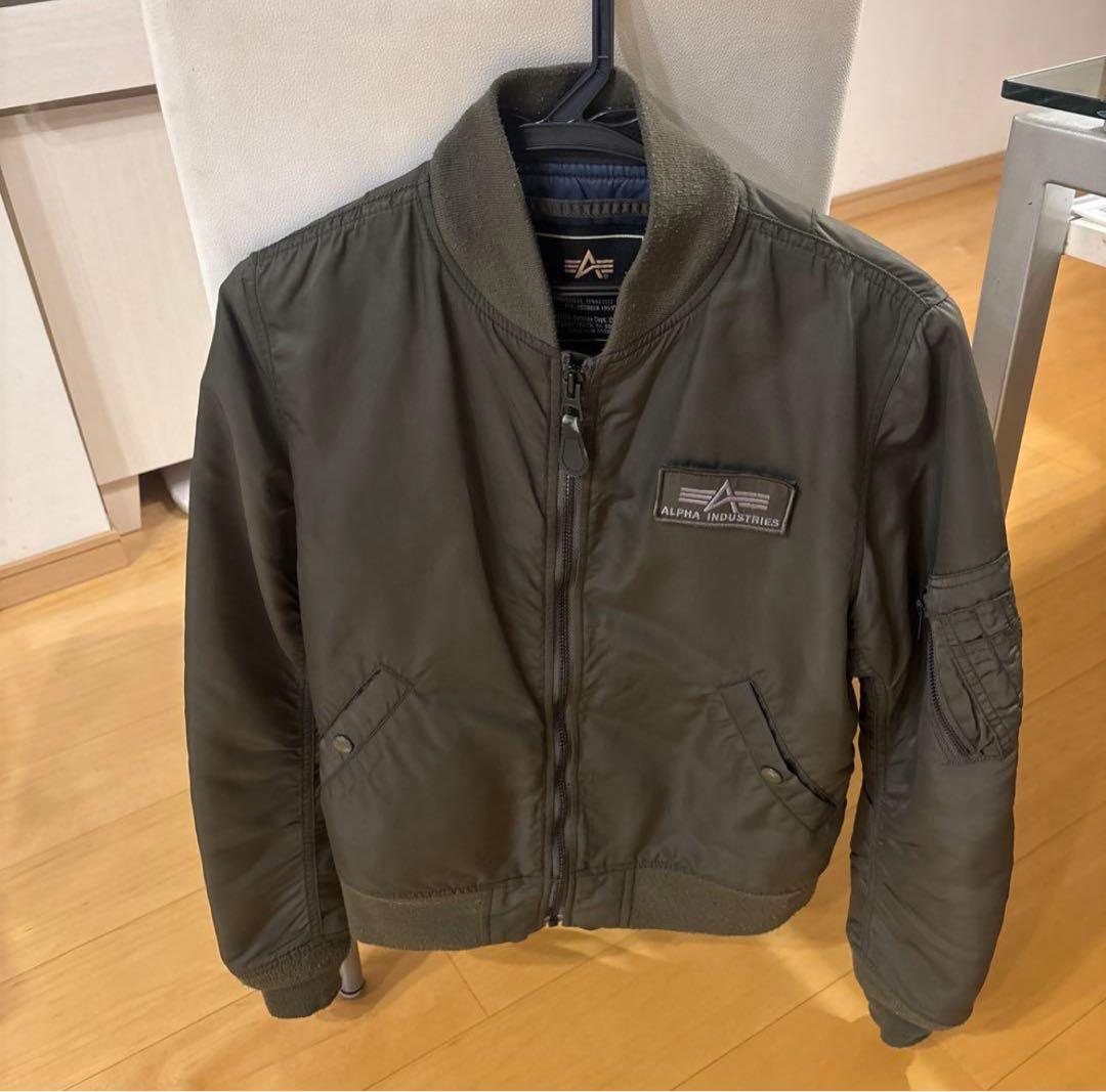 ALPHA INDUSTRIES MA-1 フライトジャケット オリーブグリーン