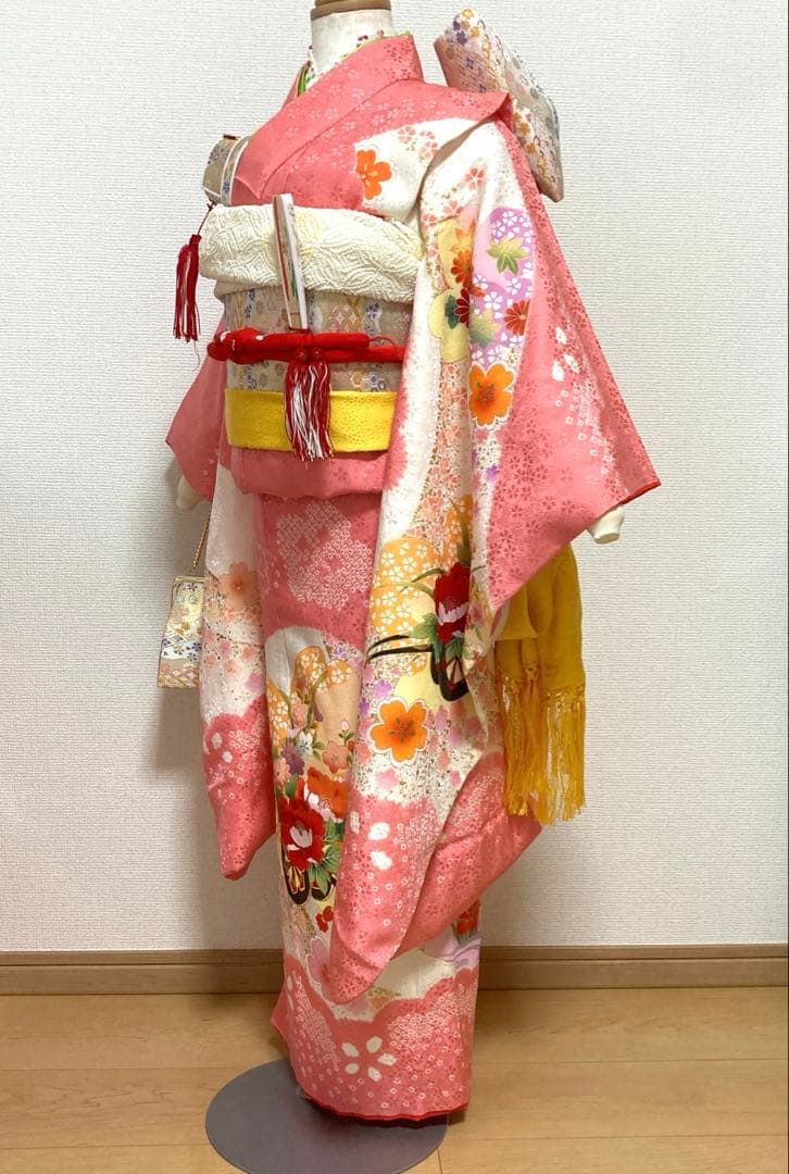 七五三　正絹　着物セット　7歳
