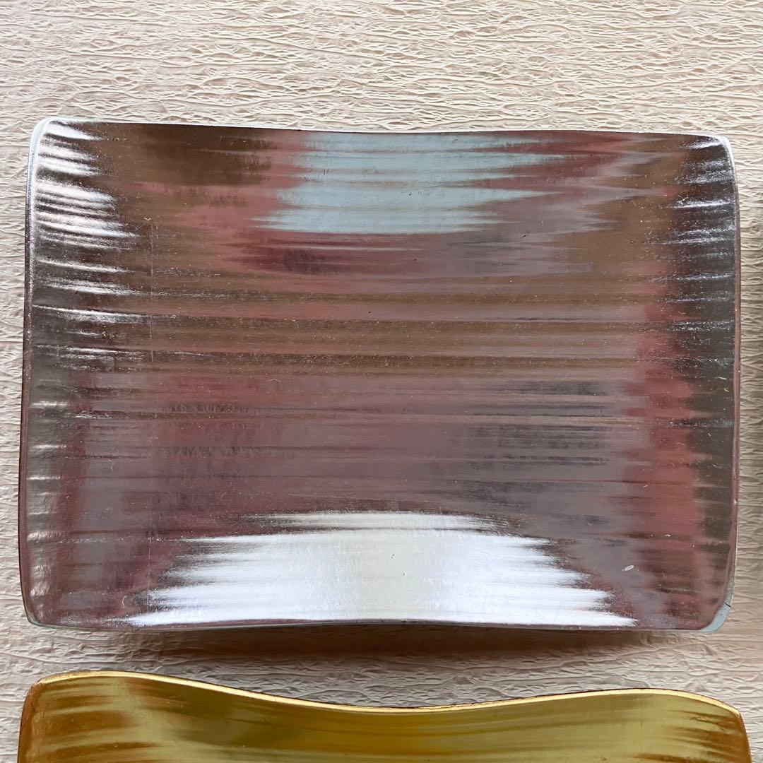 象彦 竹銘々皿 菓子皿 金箔 銀箔 ６枚セット