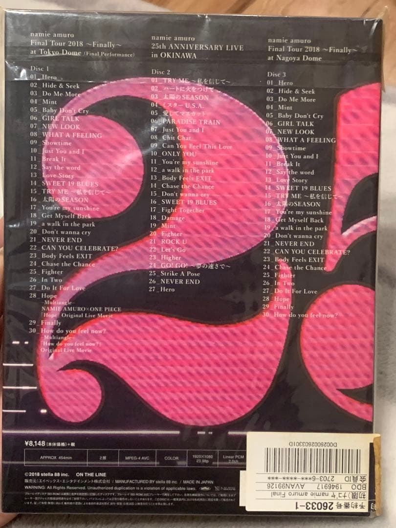 安室奈美恵 Final Tour 2018 Finally 初回盤