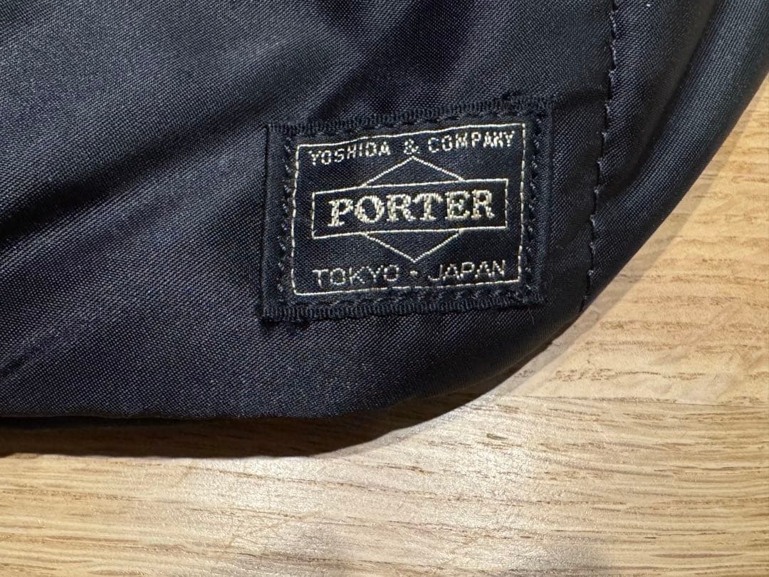 【美品】PORTER タンカー ボディバッグ ショルダーバッグ ブラック