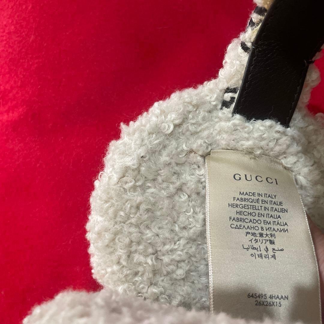 確実正規品 GUCCI イヤーマフ 耳当て