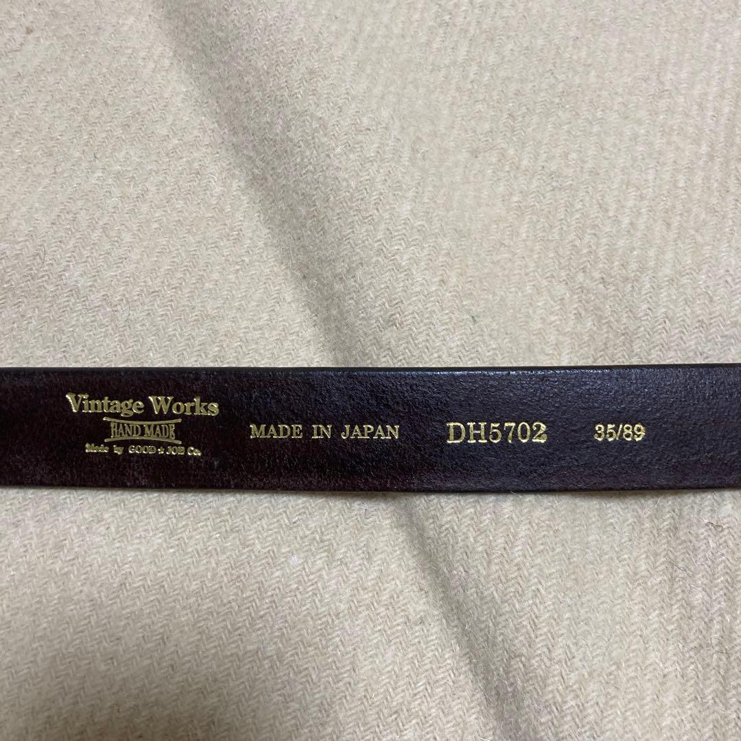 使用わずか ヴィンテージワークス　5702 サイズ 35 BRONZE