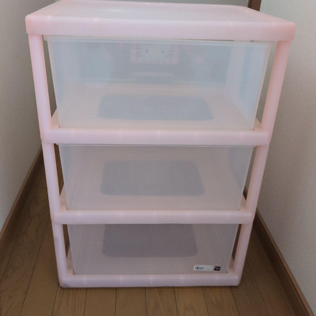 ハローキティ　収納ボックス　衣装ケース