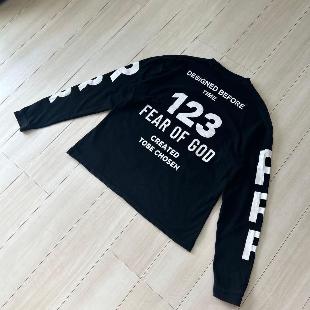 FEAR OF GOD RRR123 グラフィック ロンT ブラック L～XL