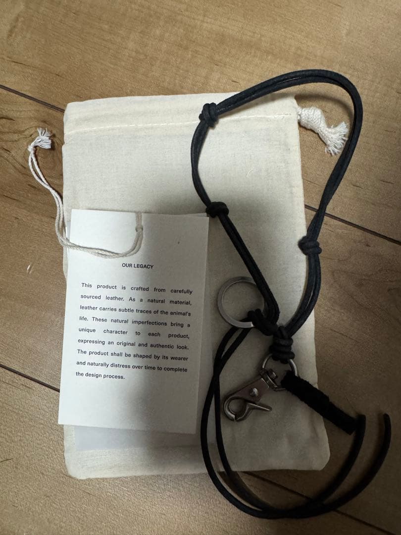 OUR LEGACY LADON BLACK ネックレス