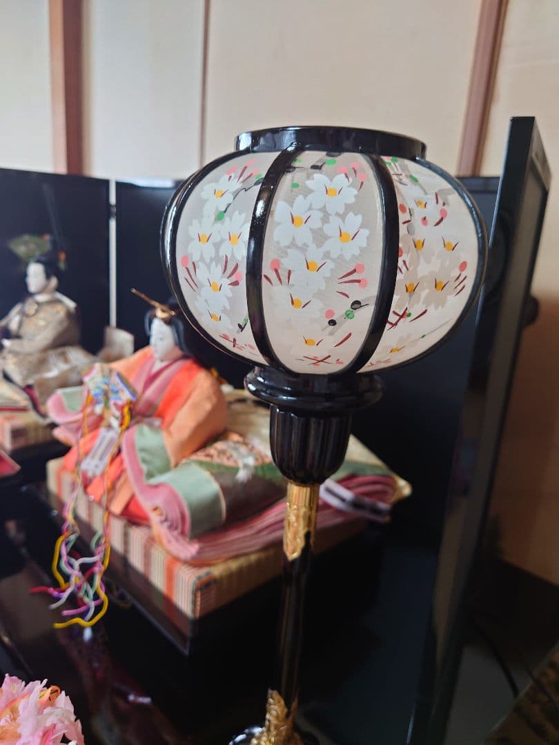 雛人形 3段 漆 漆塗り